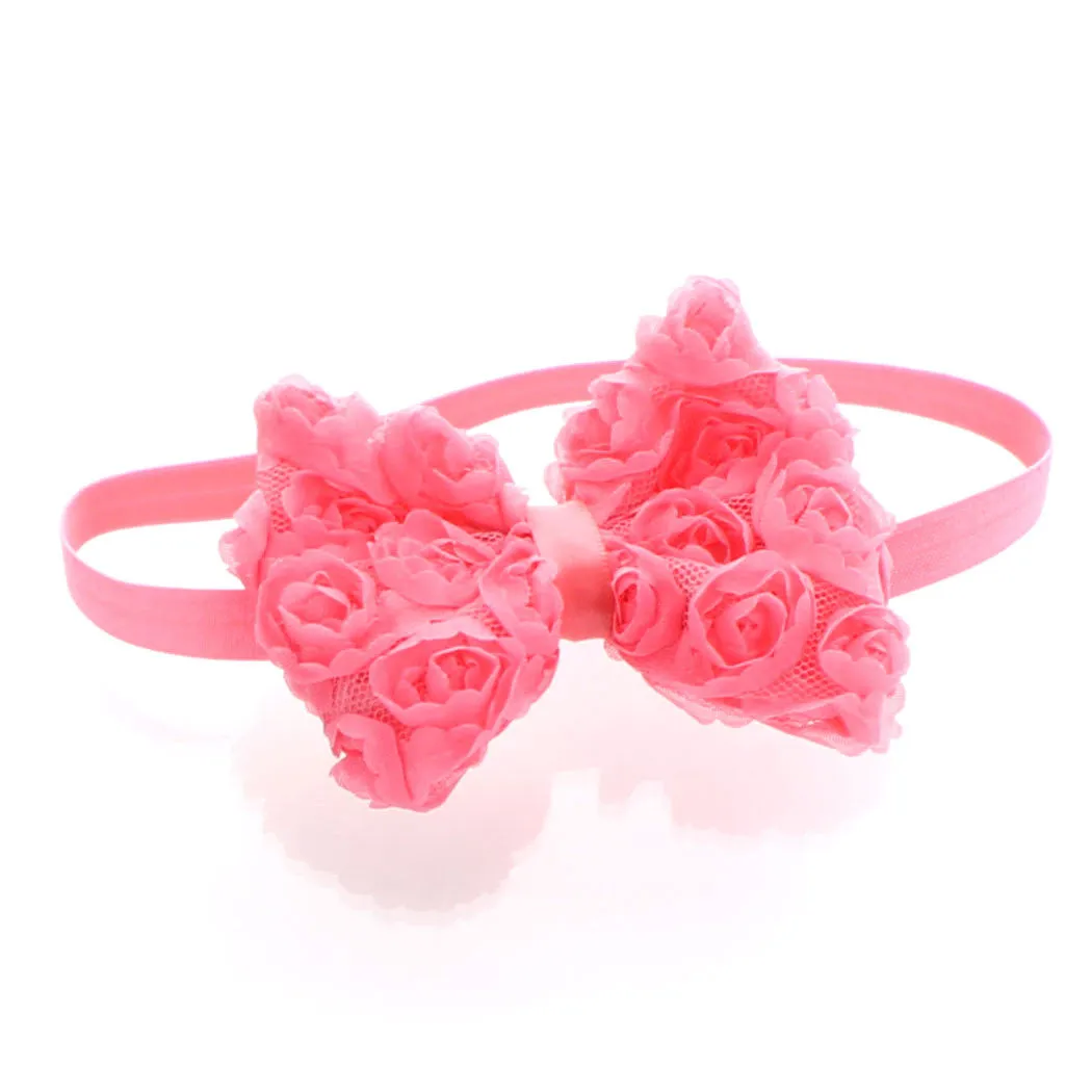 Baby Rose Bow Headband