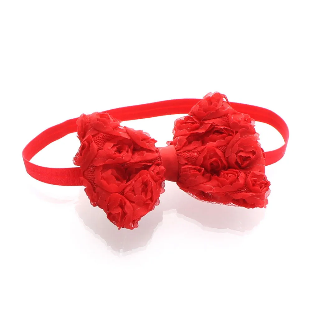 Baby Rose Bow Headband
