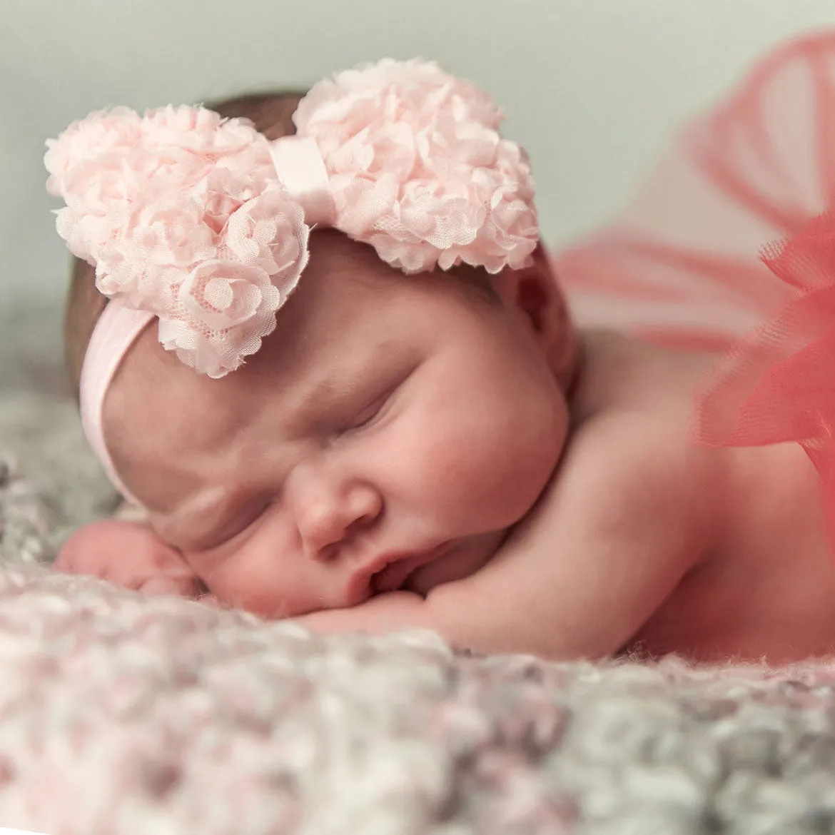 Baby Rose Bow Headband