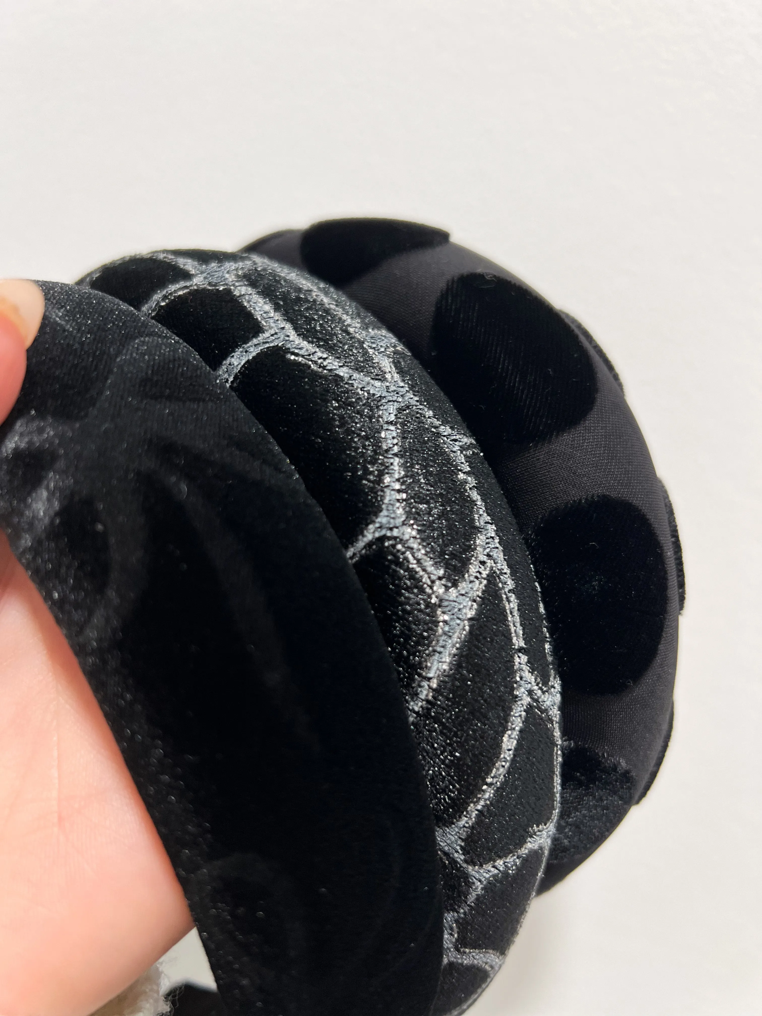 Bow Velvet Puff Headband by Toby