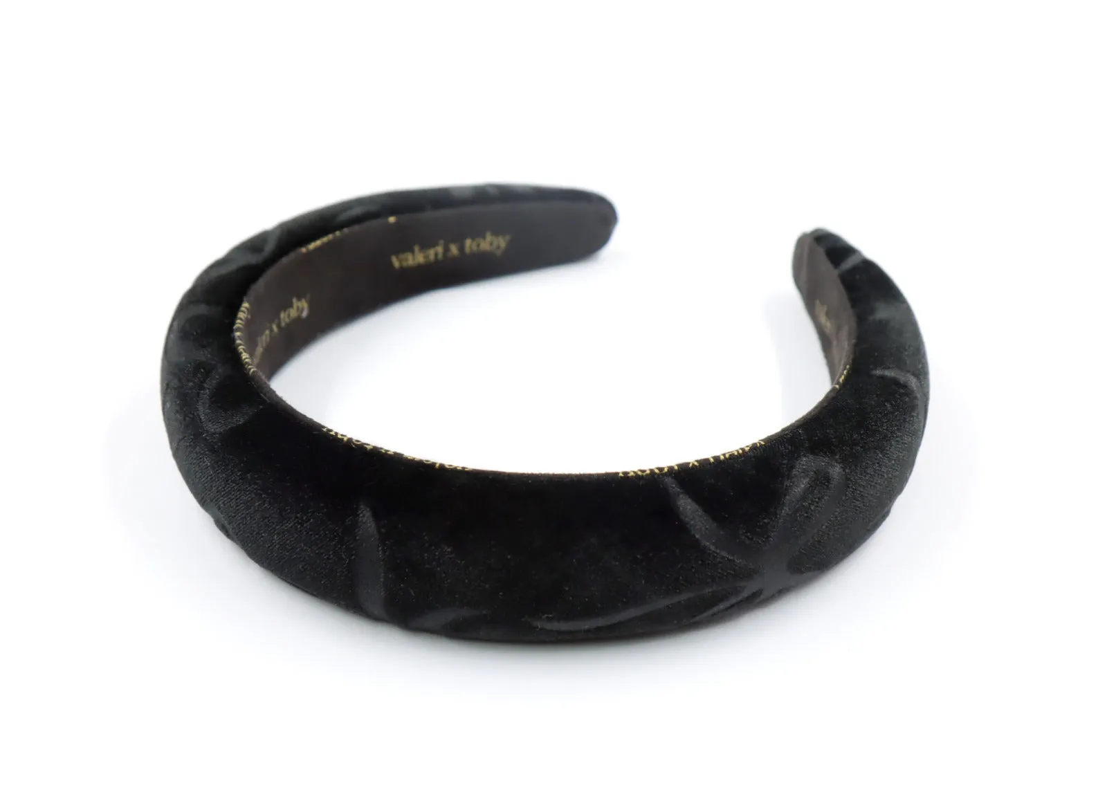 Bow Velvet Puff Headband by Toby