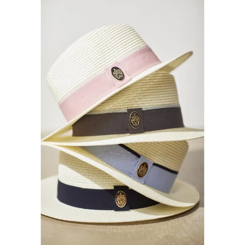 Hicks & Brown Orford Summer Fedora - Cornflower Blue