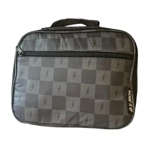 Kickin It Up - Bolt Checks Lunch Box in Grey