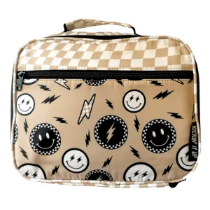 Kickin It Up - Rad Vibes Lunch Box in Beige