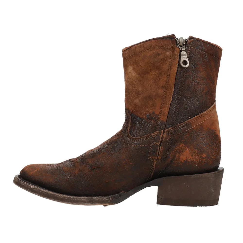 Lamb Round Toe Cowboy Booties