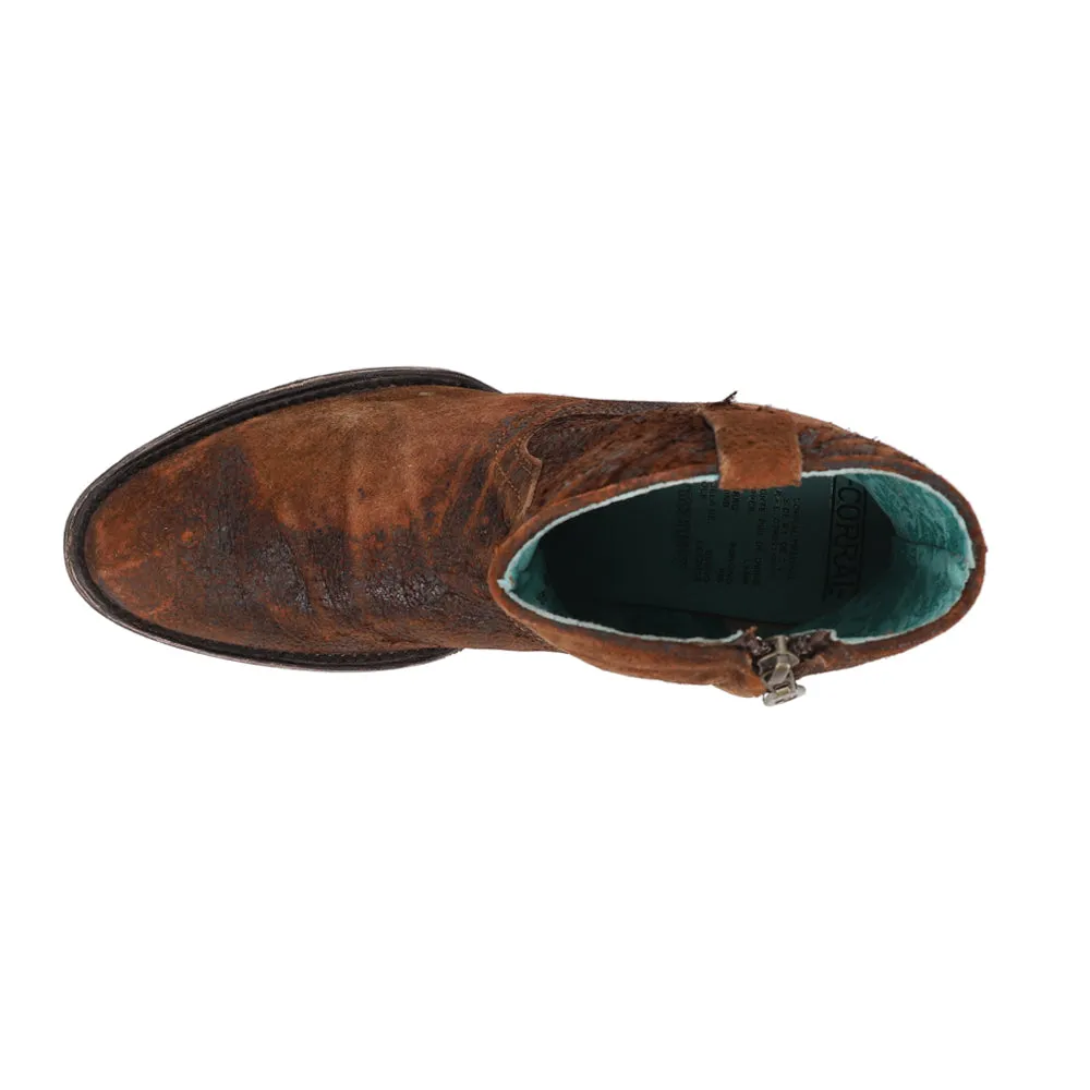 Lamb Round Toe Cowboy Booties