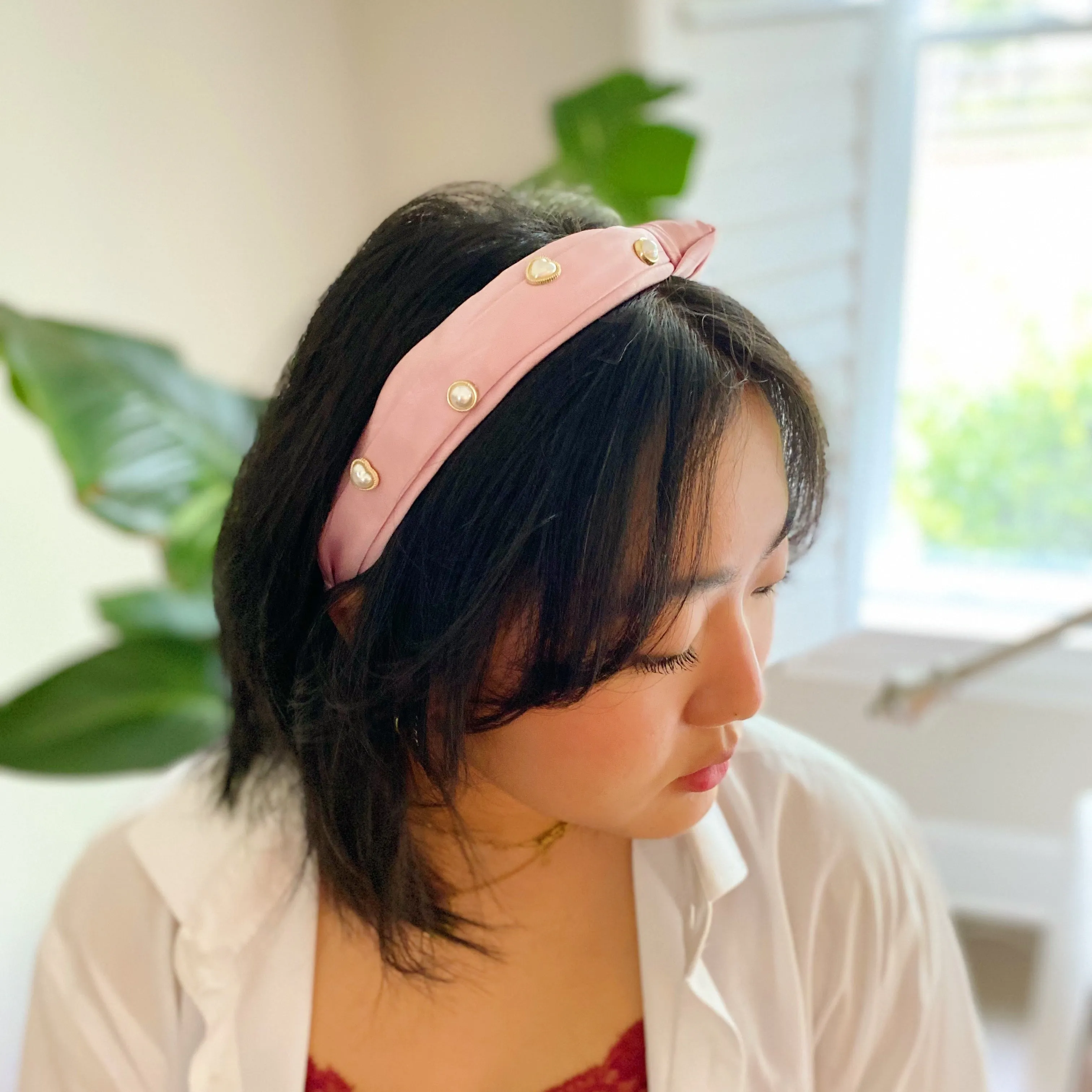 Liz Heart Embellished Headband