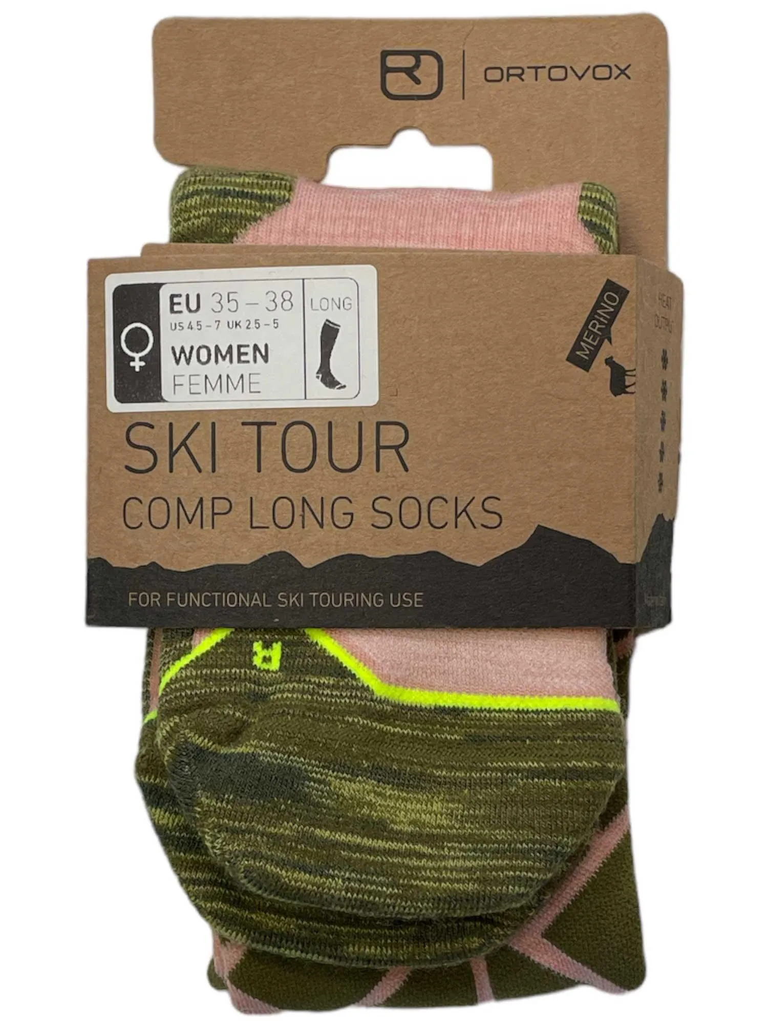 Ortovox Women's Ski Tour Comp Long Sock