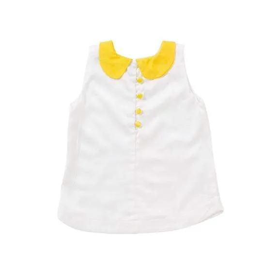 Peter Pan Top In White