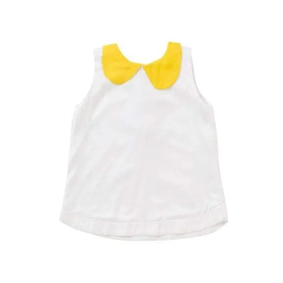 Peter Pan Top In White