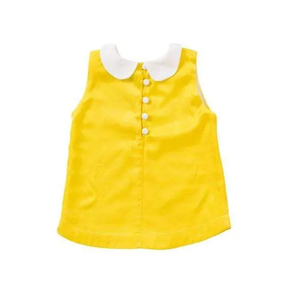 Peter Pan Top In Yellow
