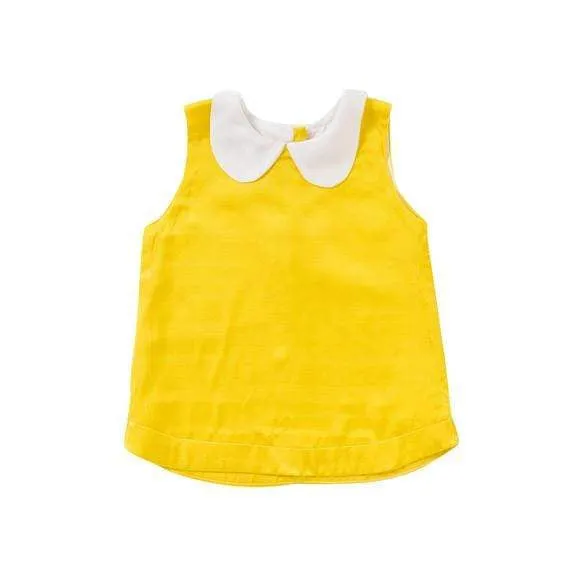 Peter Pan Top In Yellow