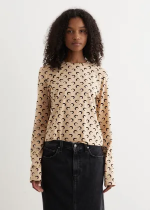 Regenerated Moon Diamant Jersey Second Skin Top