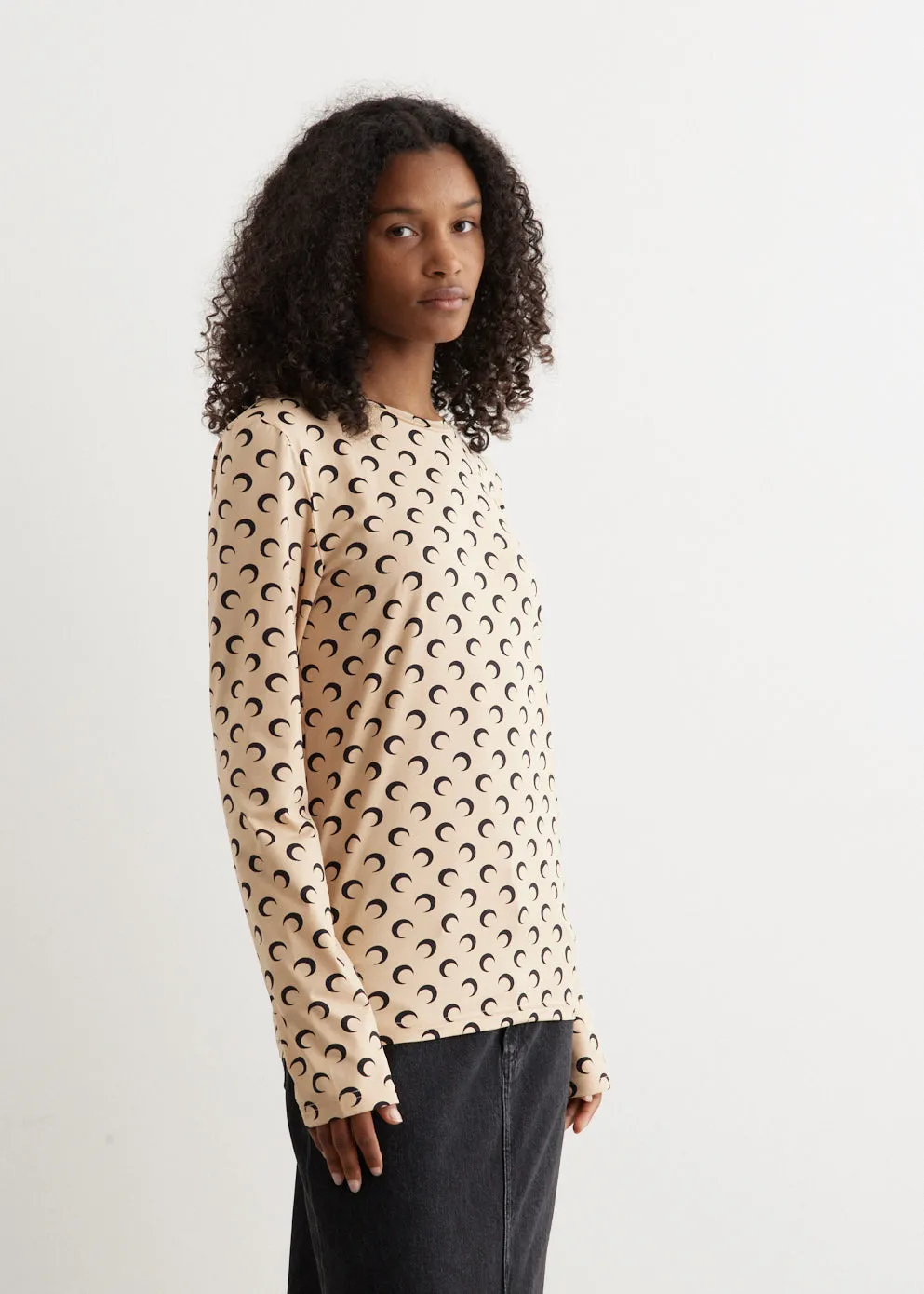 Regenerated Moon Diamant Jersey Second Skin Top