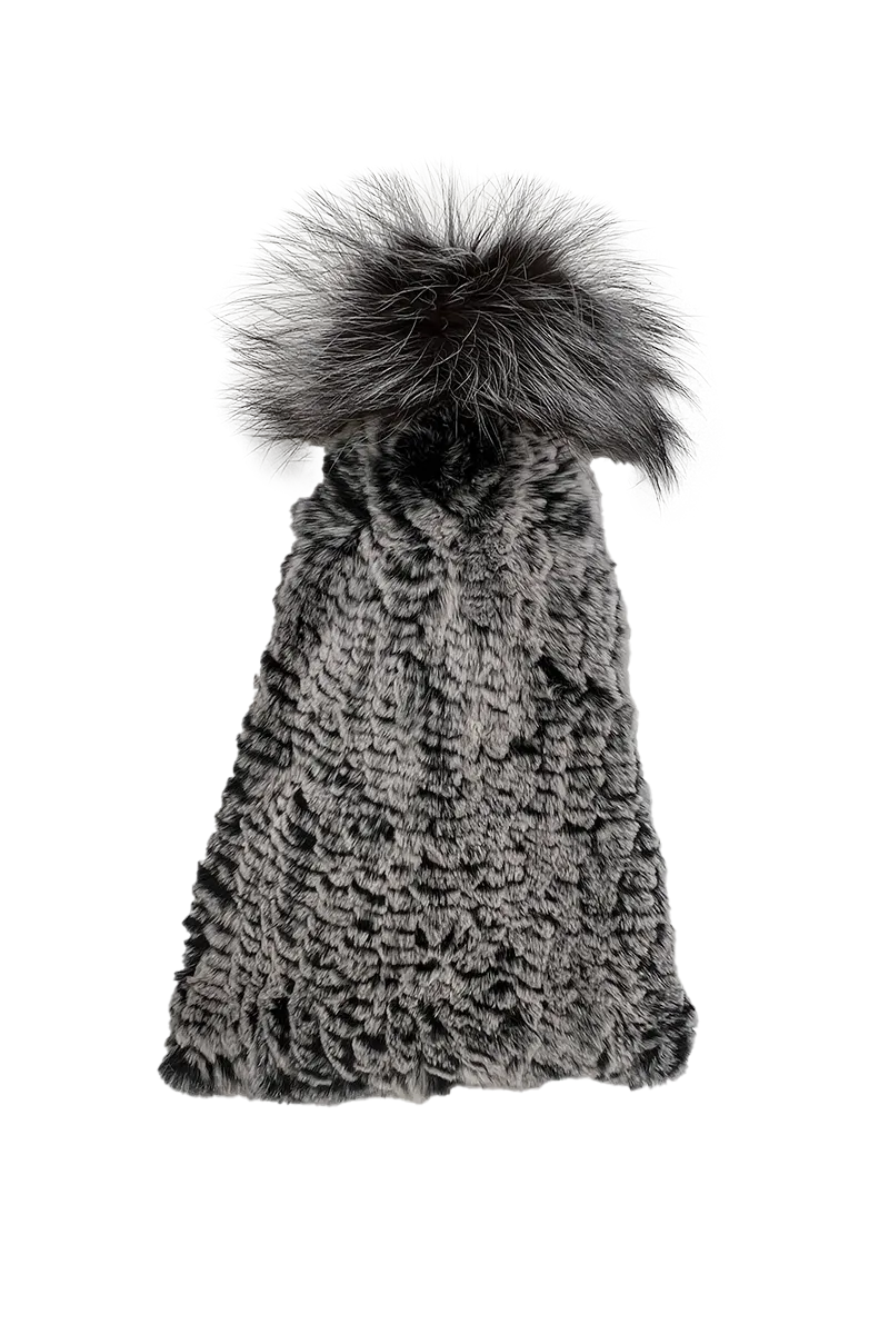 Rex Rabbit Slouch Fur Hat