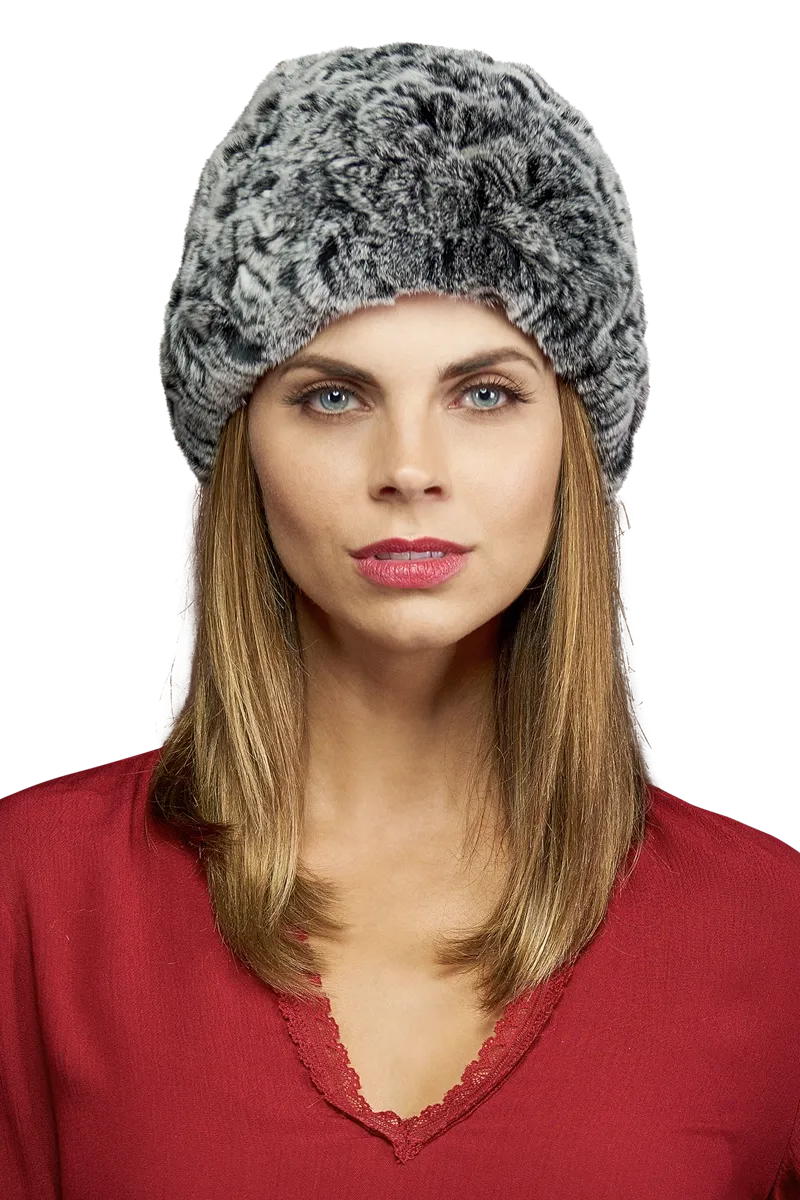 Rex Rabbit Slouch Fur Hat