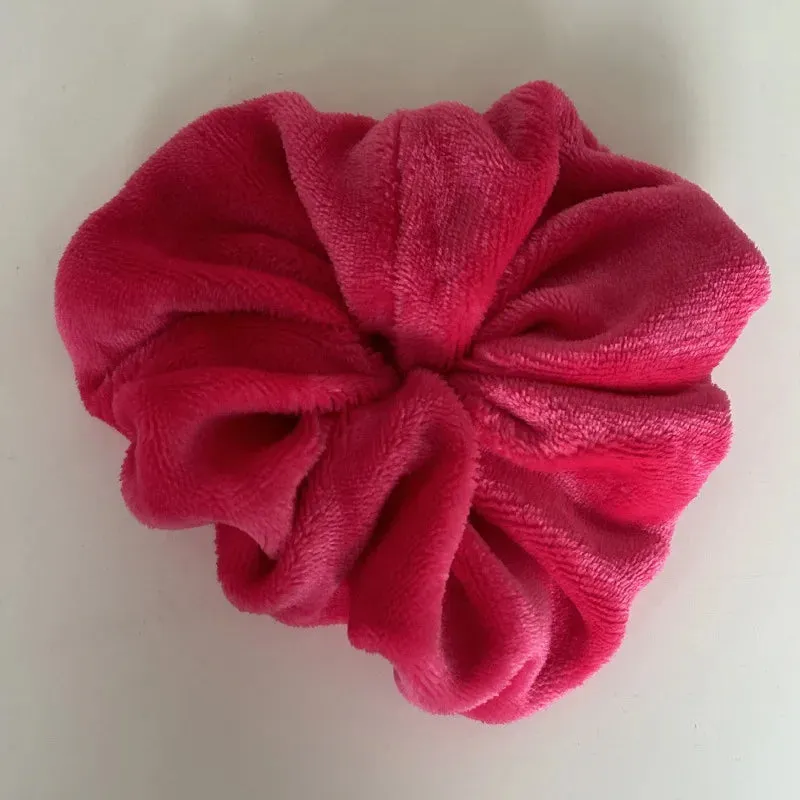 TAVIMART  -  Large size towel headbands dry hair large intestine headband feminine temperament simple autumn and winter bunhair with plush