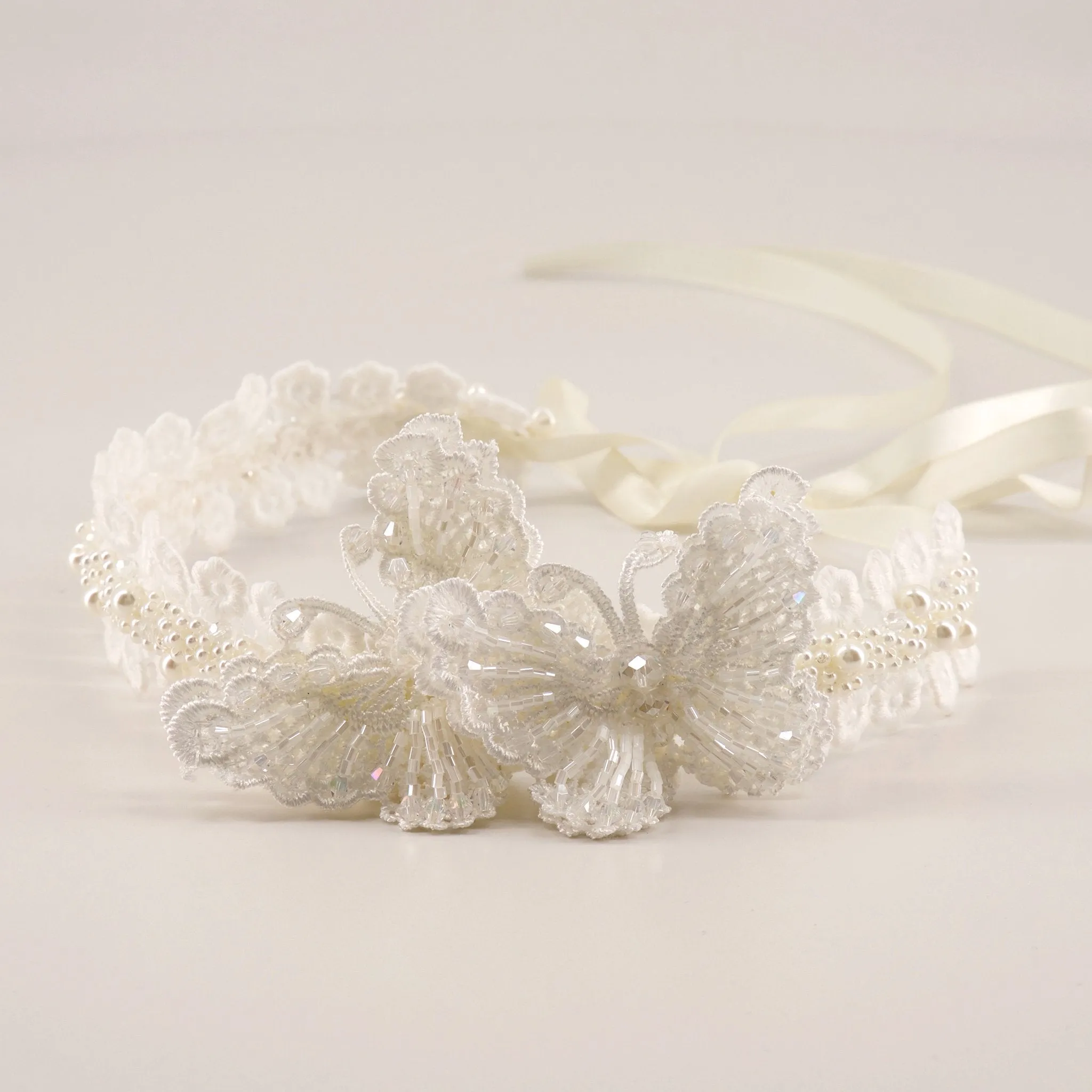 The Amabil Butterfly Designer Hair Garland