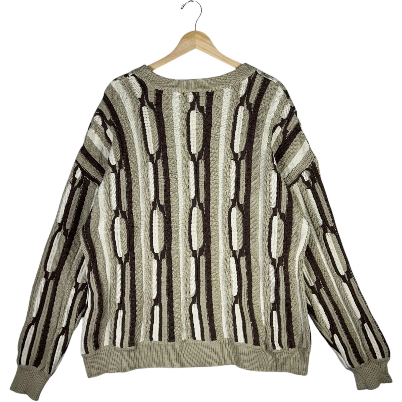 Vintage Coogi 3D Knit Wool Sweater