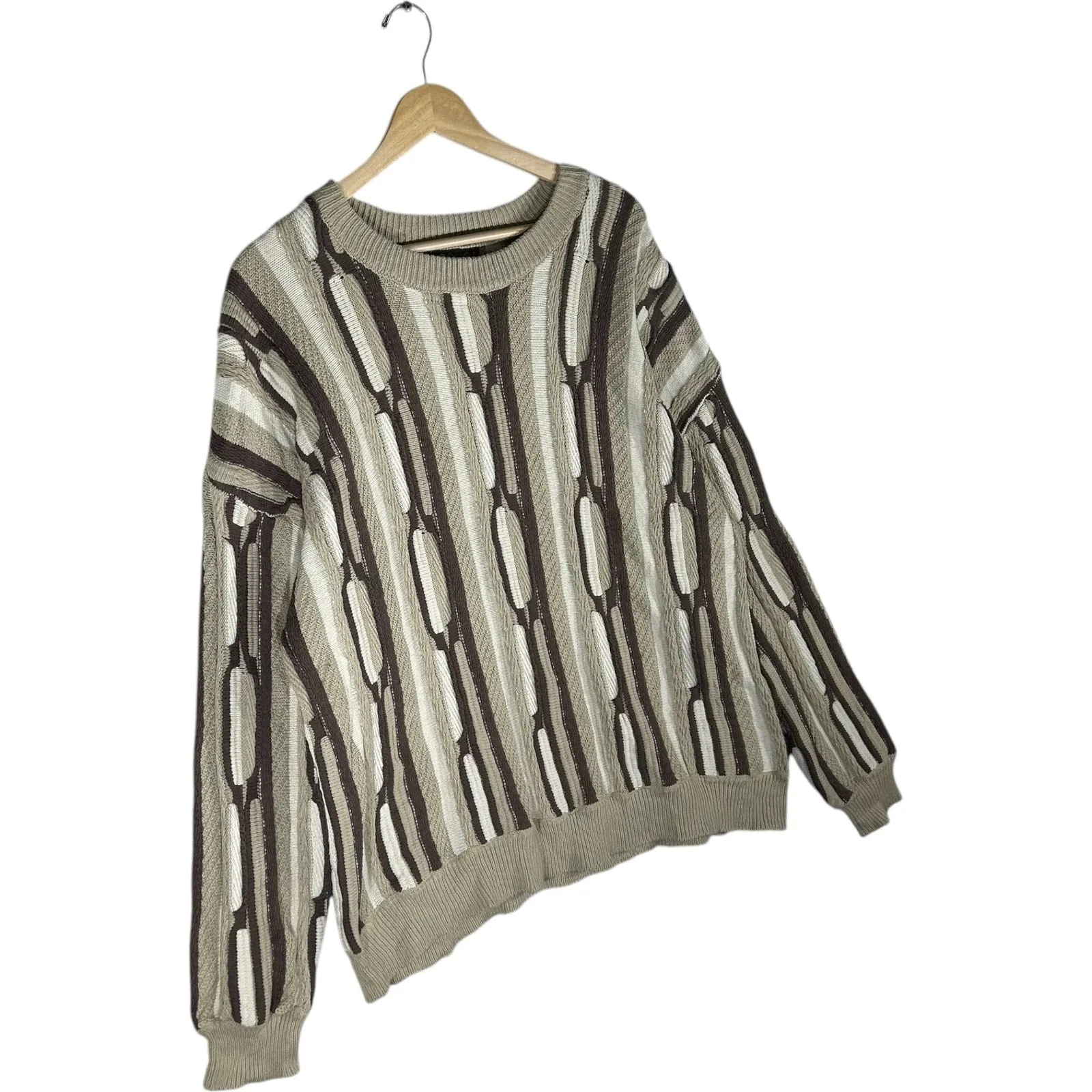 Vintage Coogi 3D Knit Wool Sweater