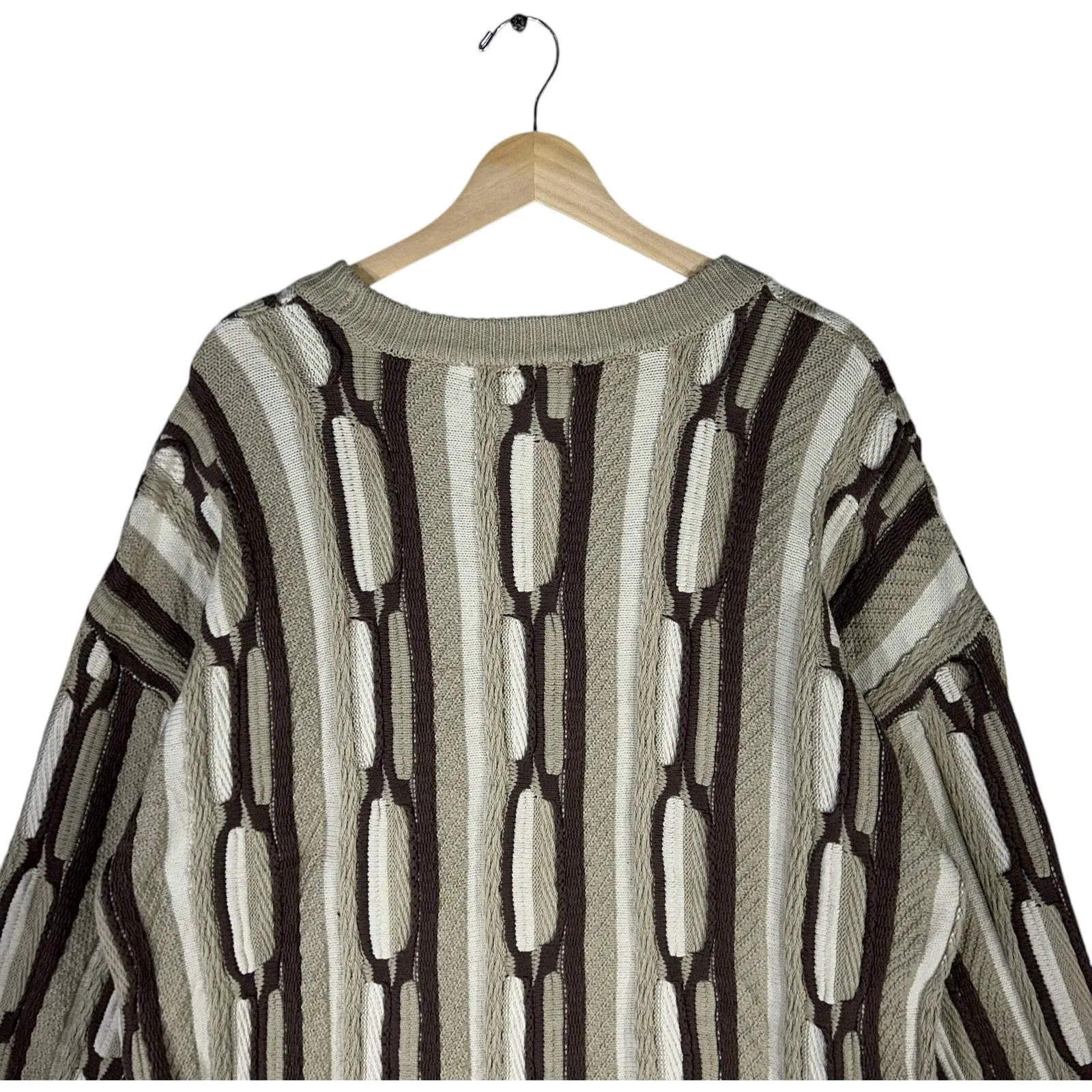 Vintage Coogi 3D Knit Wool Sweater