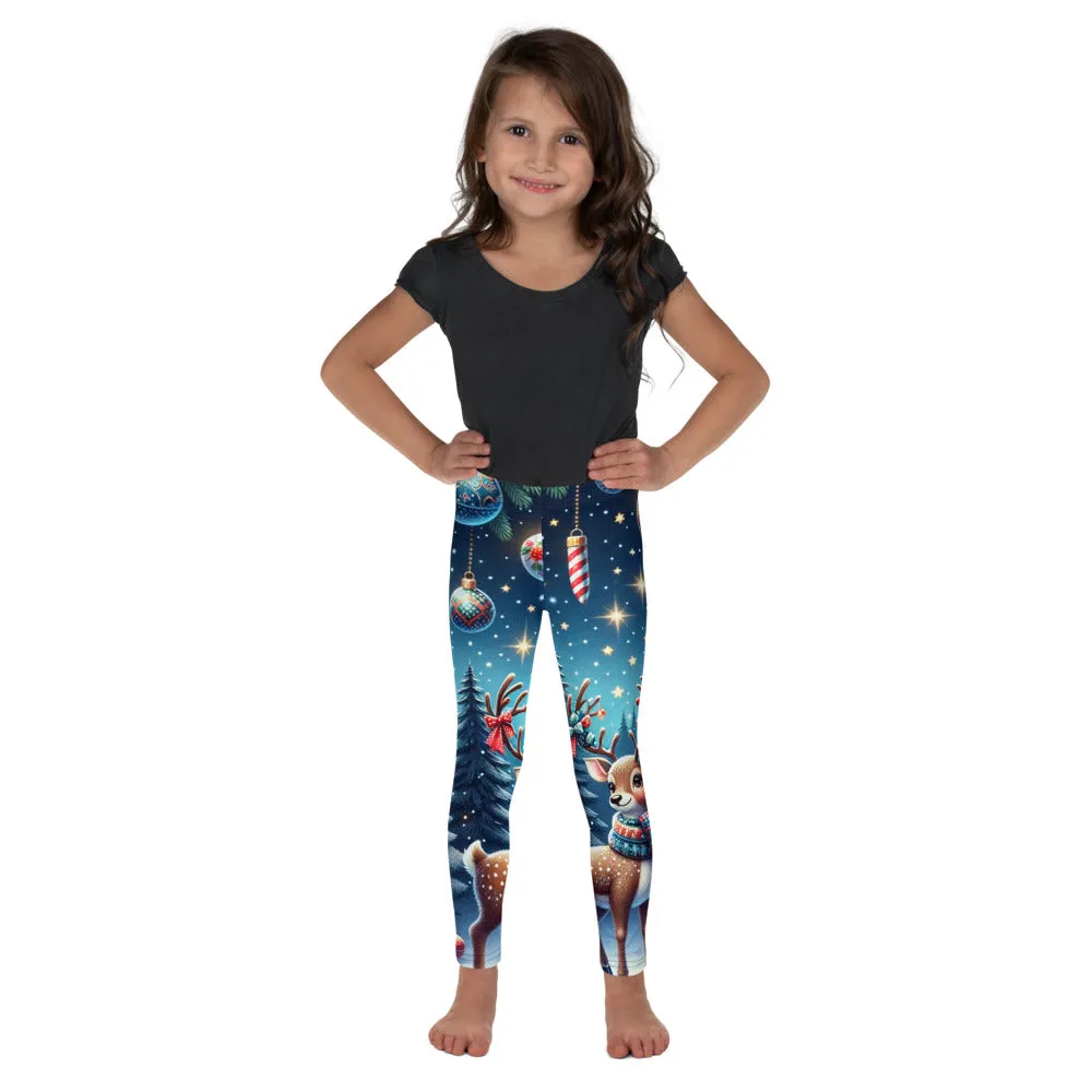 Whimsical Winter Wear Kids Leggings